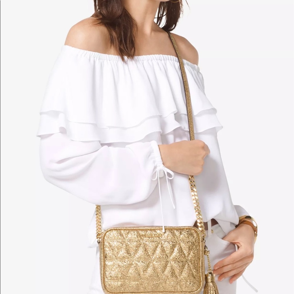 Never worn Michael Kors off the shoulder top